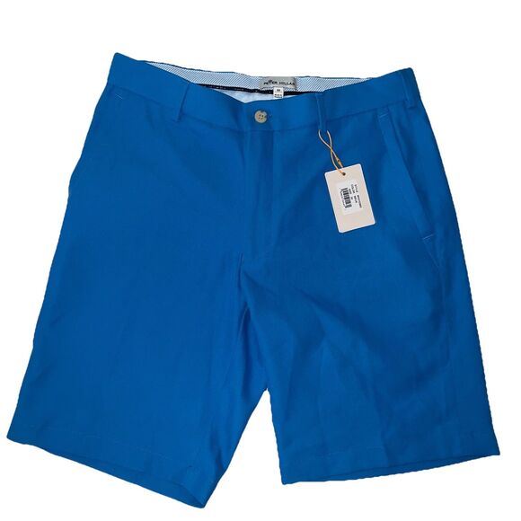 Peter Millar Crown Sport Salem Performance Short 9” Blue 30 Cordillera Ranch - Picture 1 of 7